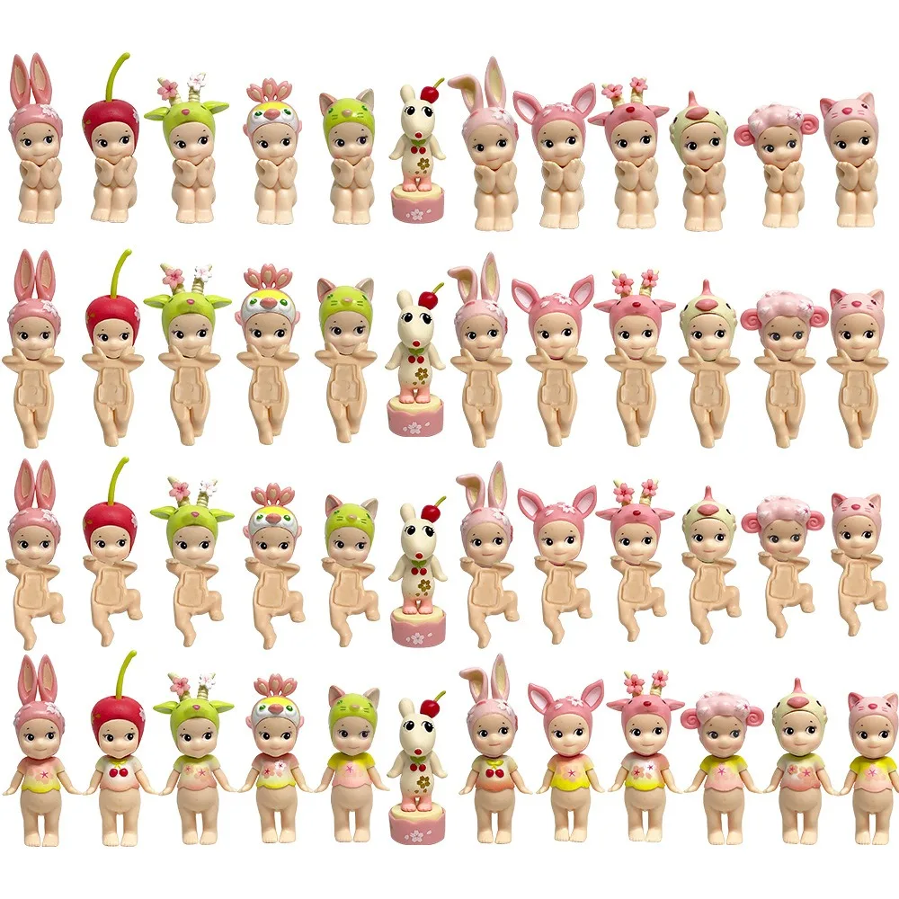 

1st Authentic Original Cherry Blossom Sonny Angel Angev Hippers Anime Figures Standing Sitting Series Blind Box Angephone gift