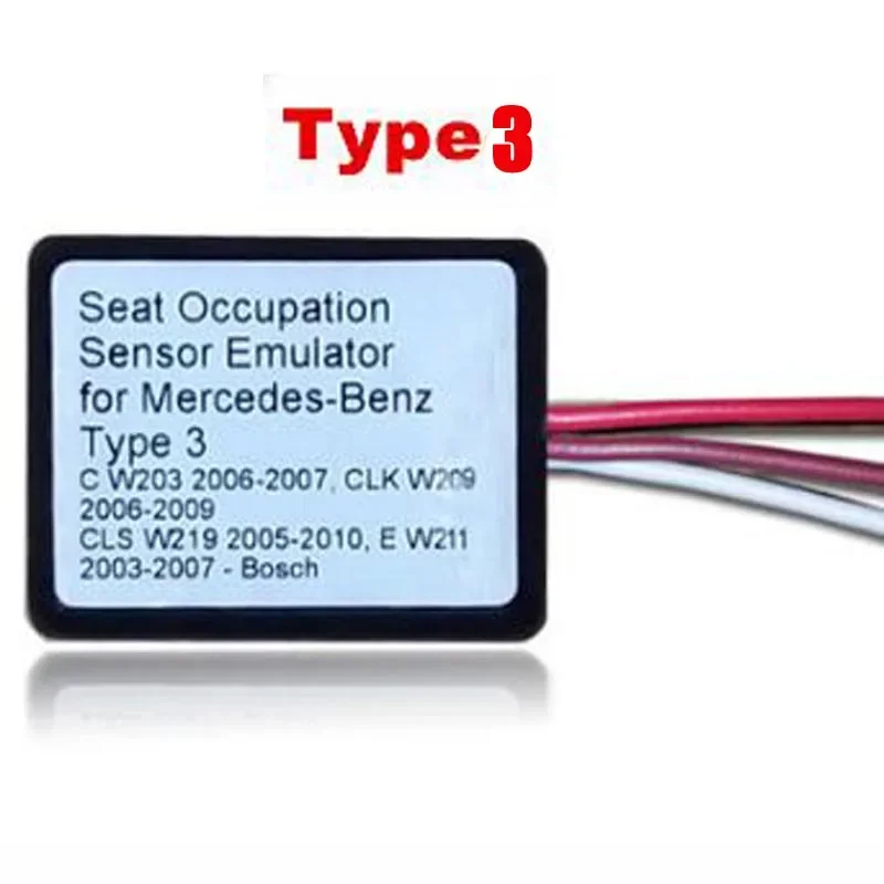 Seat Occupancy Occupation Sensor SRS Emulator for M-Benz Type 1 2 3 4 4 Type 6 for W204 W211 W104 W230 X164 W171