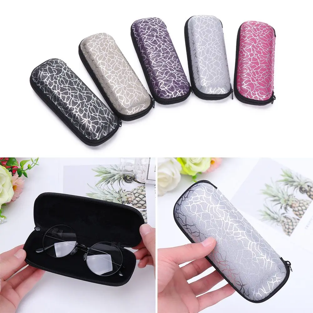 Portable Containers Holder Rectangle Sunglasses Case Hard Eye Glasses Zipper Box Eyewear Protector