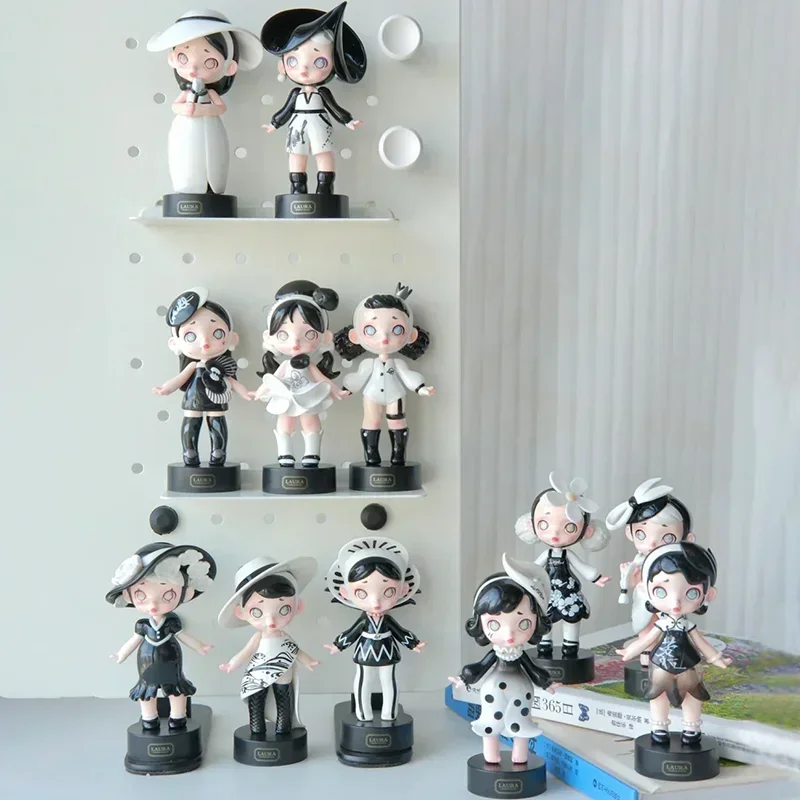 لورا سحر الضوايا الباهتة سلسلة صندوق أعمى اللعب مفاجأة تخمين حقيبة دمية لطيف سطح المكتب الحلي أنيمي الشكل الهدايا