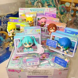 Re-ment Anime Hatsune Miku Window Figure Series Kaito Meiko Mini Figures Boxed Egg Trendy Toy Tabletop Decorations Model Kid