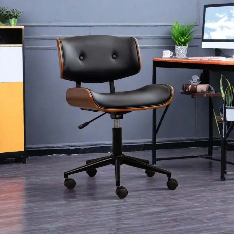

Light luxury computer chair, sedentary adjustable rotating office chair