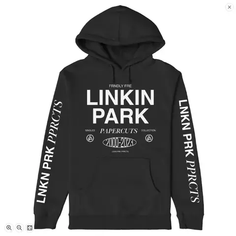 가을 겨울 유럽 미국 록 유성 사원 Meteora Linkin Park Linkin Park 밴드 후드 스웨터 자켓 트렌디하고 루즈