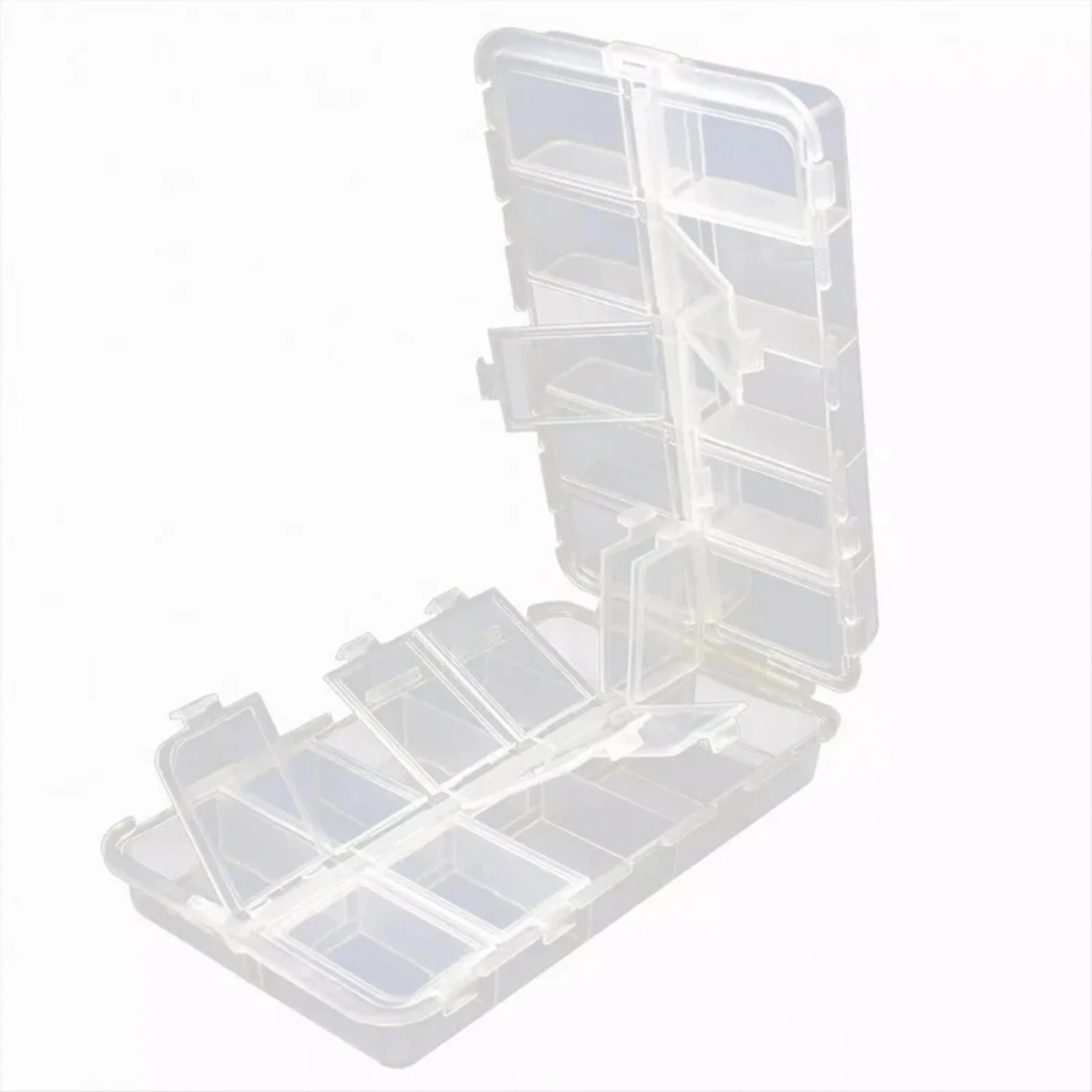 

20 Holes Fishing Line Box Portable Fishing Tackle Plastic Box Lures Outdoor Fishing Tackle Boxes Accosseries Fishing jig Trout