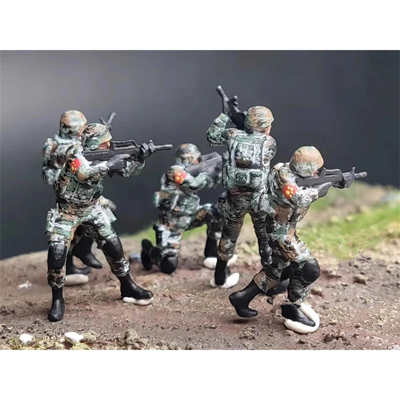 Modell 5 im Maßstab 1:72 stücke moderne chinesische Armee Pla Soldat Action figur Spielzeug DIY Szene Puppe Figur Zubehör Sammlung Display Geschenk