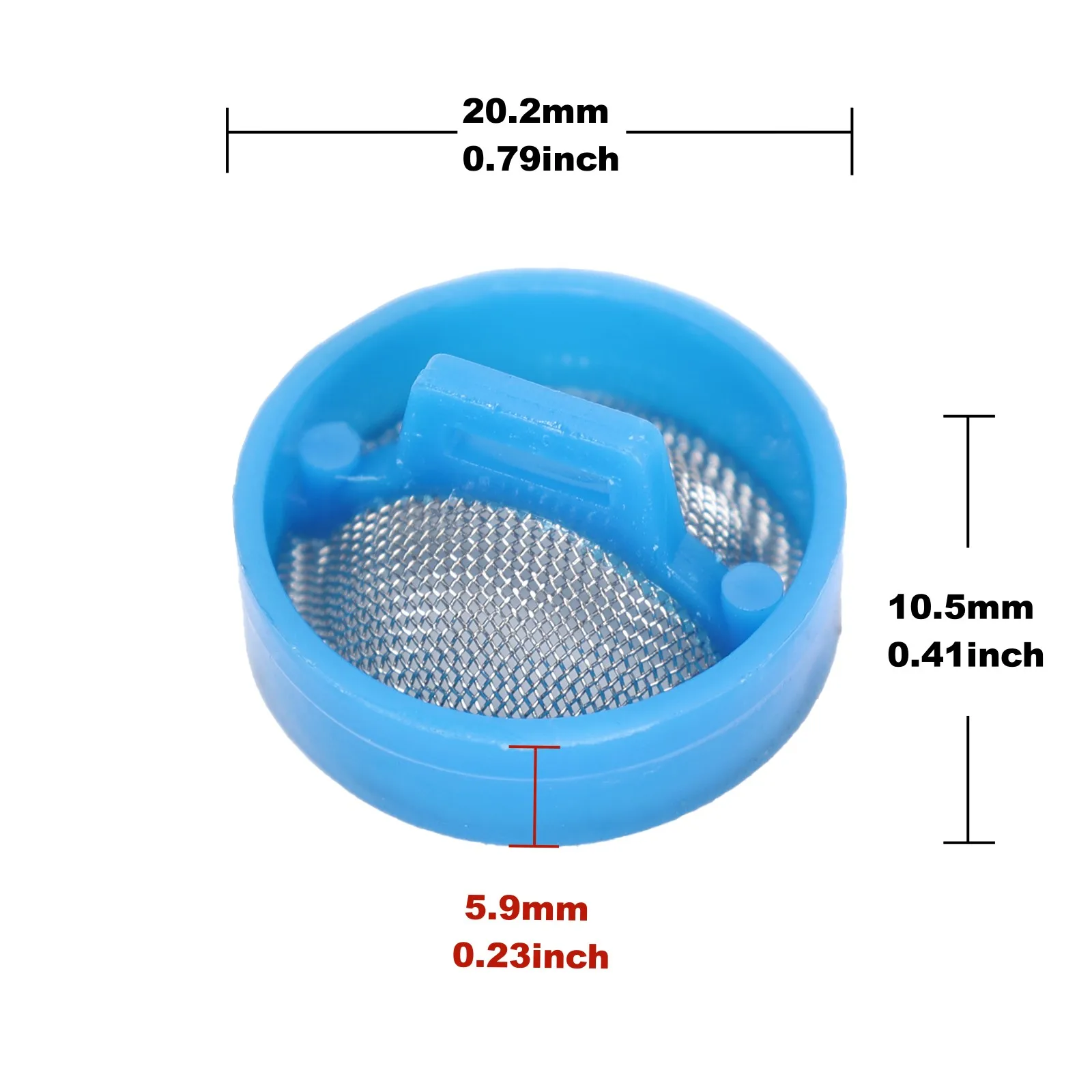 10Pcs Washer Inlet Valve Filter Screen (20.2mm x 5.9mm) Compatible with Haier, Samsung