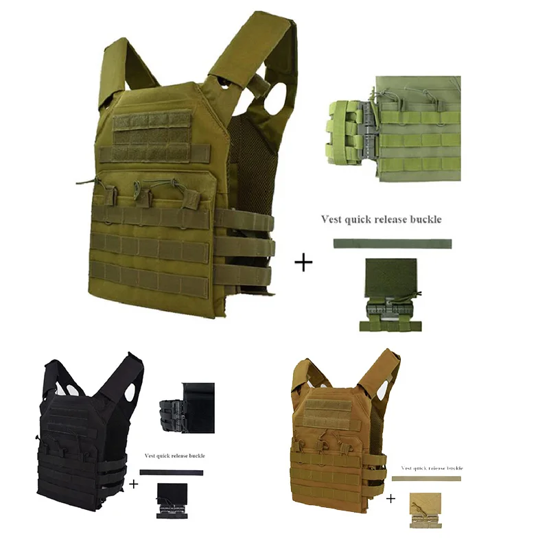 

Nylon Tactical Vest Hunting Carrier Airsoft Accessories Combat MOLLE Camo Vest CS Game Jungle Equipment
