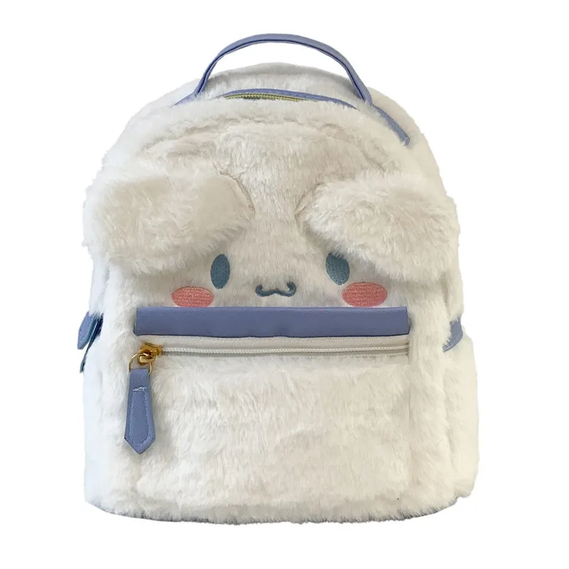 New Sanrio Cute  Plush Backpack Hello Kitty Japanese Ins Cutelarge-Capacity Student Plush Backpack Kindergarten Bag Child Gift