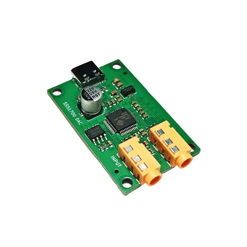 SSS1700C1 Type-C USB Audio Module 3.5mm Stereo Analog Bidirectional Sound Card Board Suitable for Audio Development