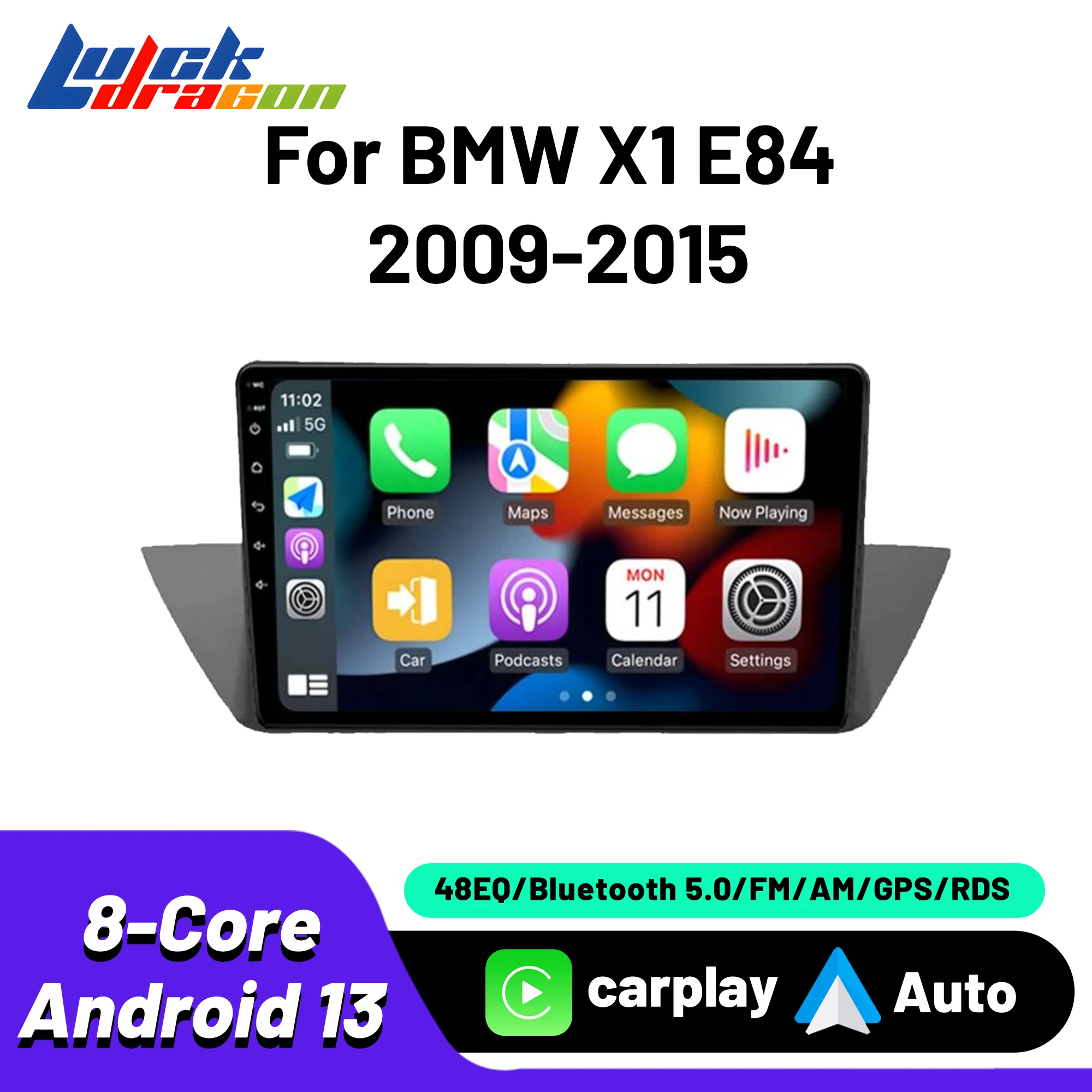 Autoradio Multimedia Automotive Carplay For BMW X1 E84  2009-2015 Android Auto Wireless Car Radio Wireless 8Core wifi gps Video