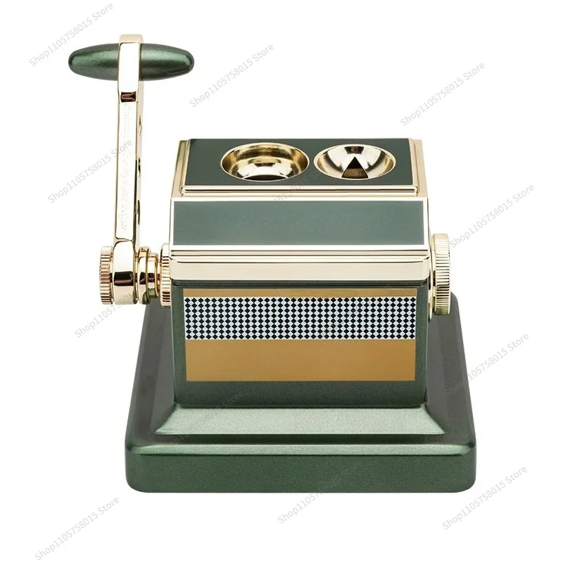 For the new desktop flat-cut V-cut large-diameter high-end fashionable metal cigar cutter