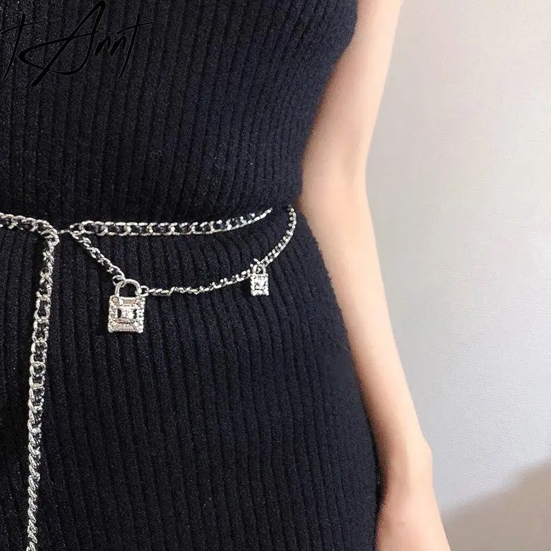 

Tannt Waist Chain Women's Suit Summer Accessories Senior Sense Of Metal Decoration With Skirt Dress Pants Chain Belt Woman