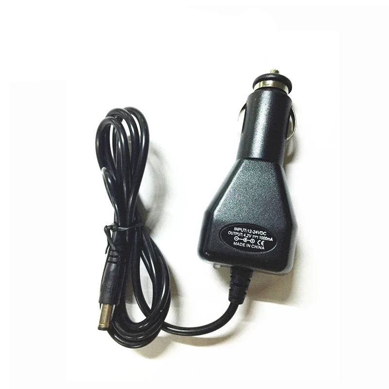 12.6V 4.2V 1A 3.5*1.35mm 5.5*2.1mm Universal Power Adapter car Charger 4.2V 12.6V 1A for Lithium battery polymer car charger