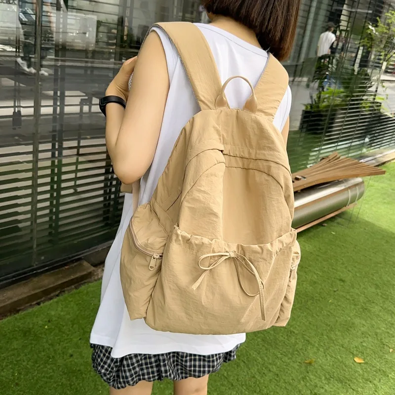 

2025 Niche Design Nylon Backpack For Travel And Outdoor Lightweight Large Capacity Versatile Backpack For Student Schoolbag