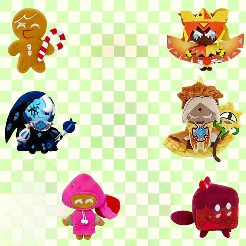 

2026 New Cookie Run Kingdom Plush Toy Soft Stuffed Anime Plush Doll Cute Kawaii Plushie Game Character Collection