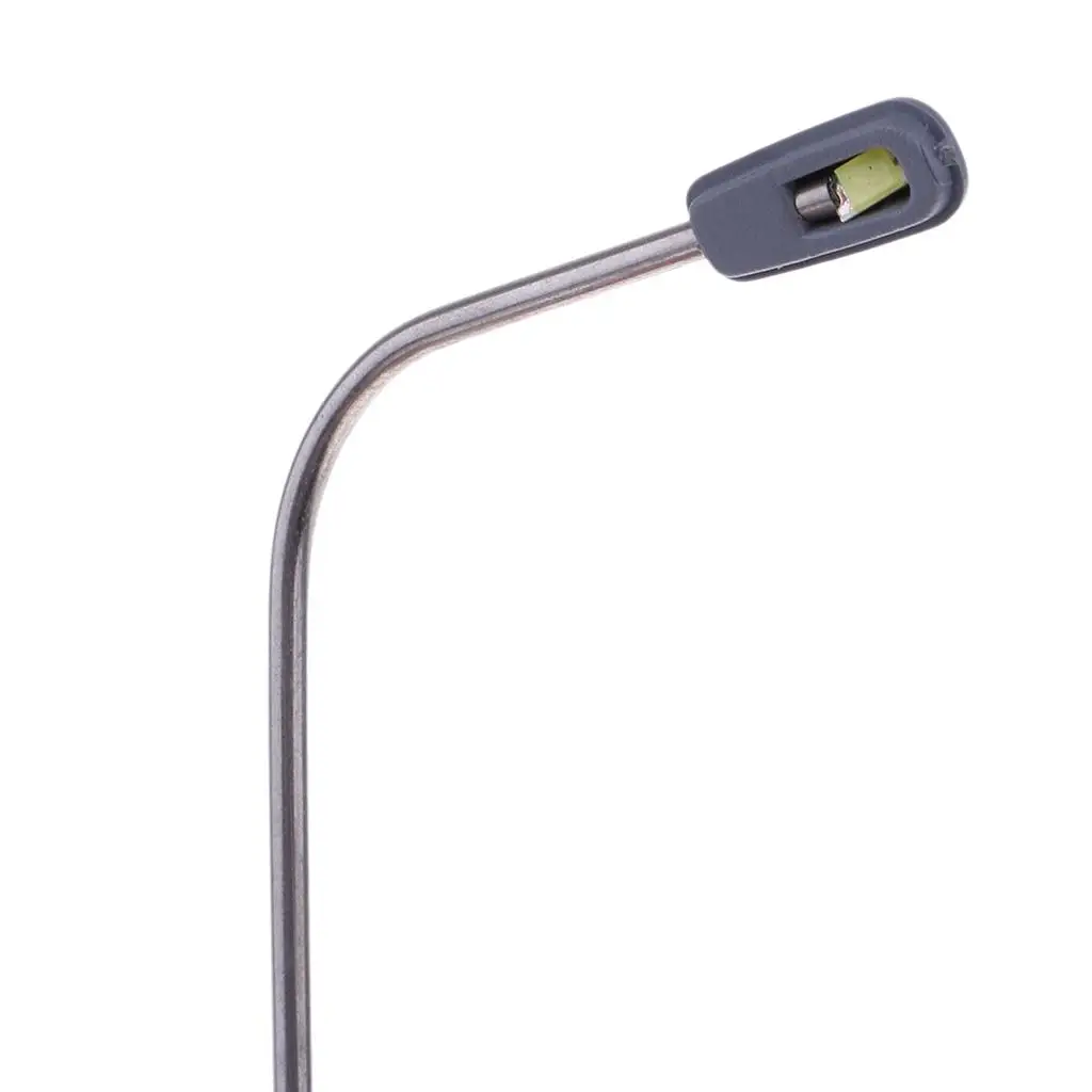 LED Model Street Light Single Head Lamppost for Micro Scene Model Railway Landscape Lighting Kit