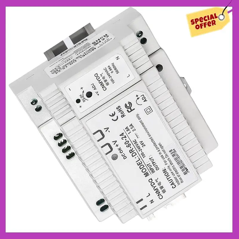 

HFIL-Single Output DC 24V DIN Rail Switch Power Supply Industrial Transformer Small Volume 100-240V Switching Power