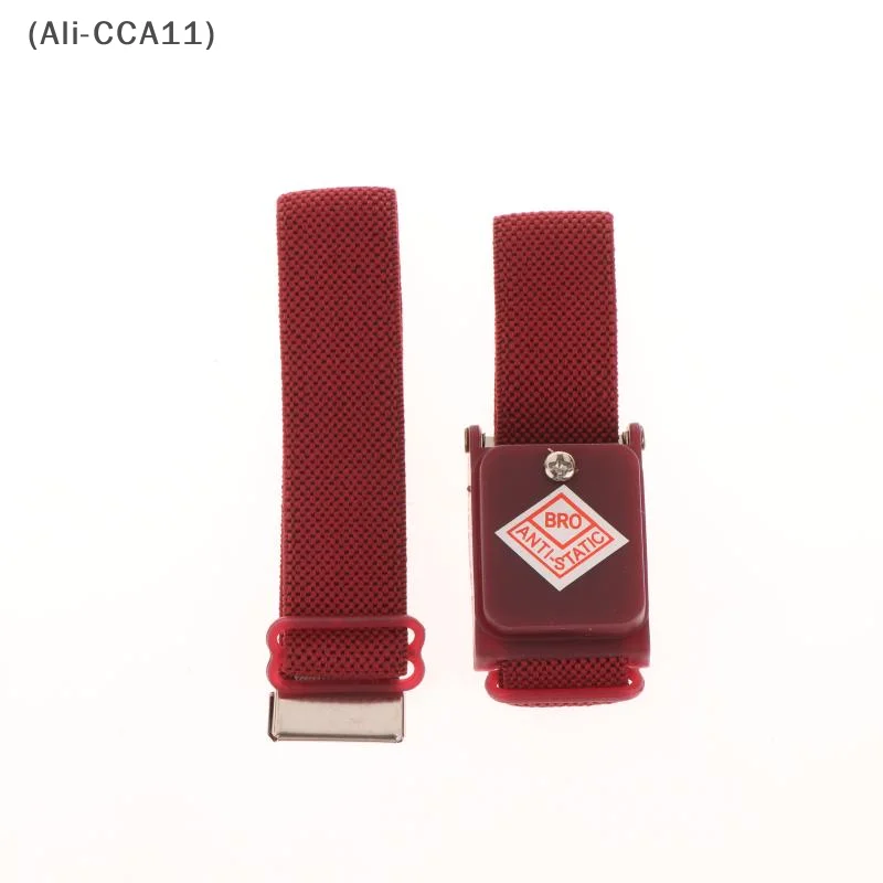 

Adjustable ESD Wrist Strap Discharge Cables For Electrician IC PLCC Worker Corded/Cordless Rose Red Anti Static Wristband