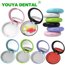 Dental Retainer Case Denture Storage Box Orthodontic Aligner Braces Fake Teeth Mouth Guard Oral Hygiene Supplies Organizer