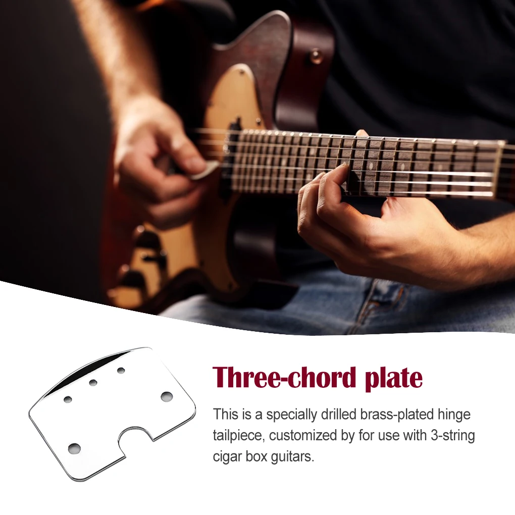 3 String Tailpiece Guitar Component Replace Parts Guitars Fittings
