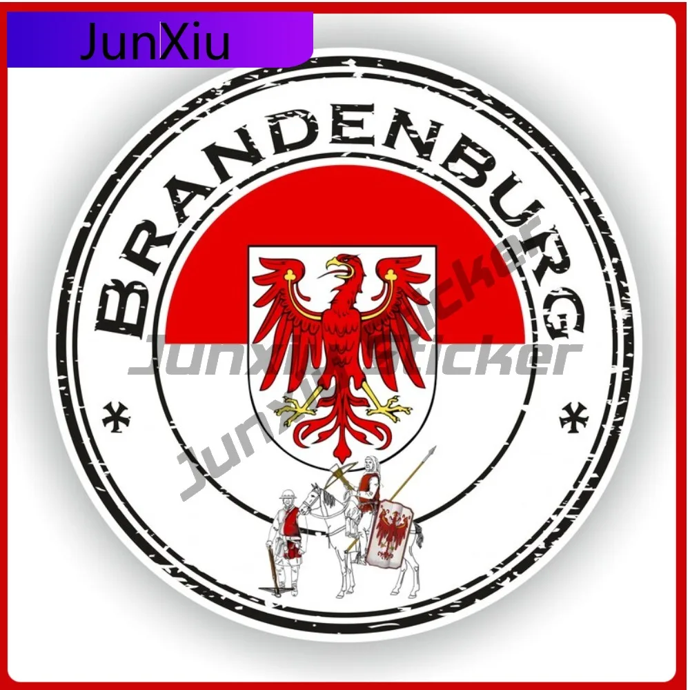 

Brandenburg Seal Round Flag Personalized Vehicle Sticker Fits vehicle exterior decoration needs