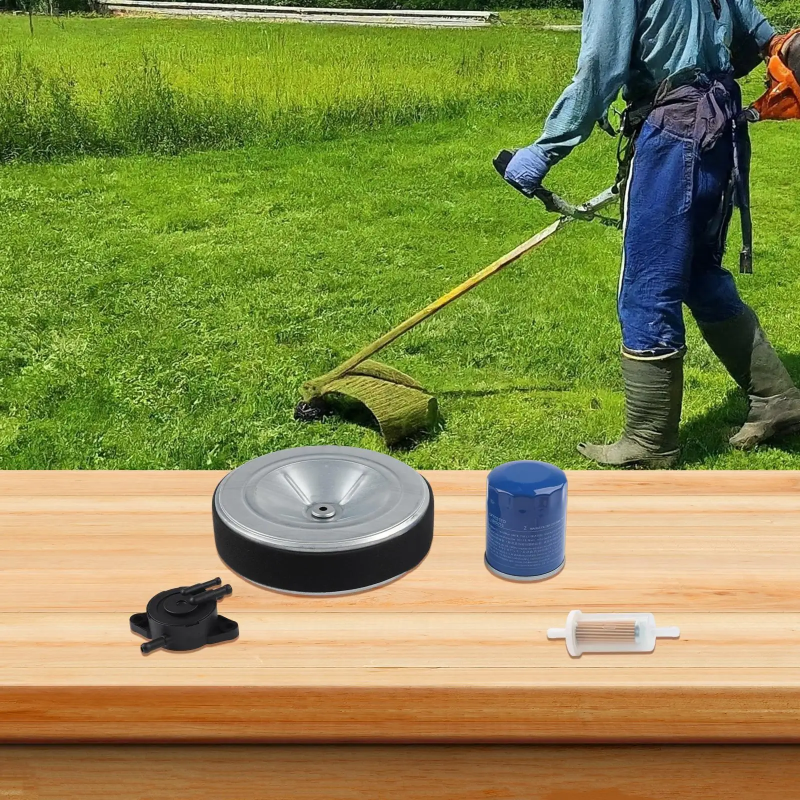 

Комплект для ремонта топливной системы двигателя Honda GX630 GX660 GX690, включая воздушный фильтр, топливный насос, масляный фильтр (номер детали 17210Z6L010)