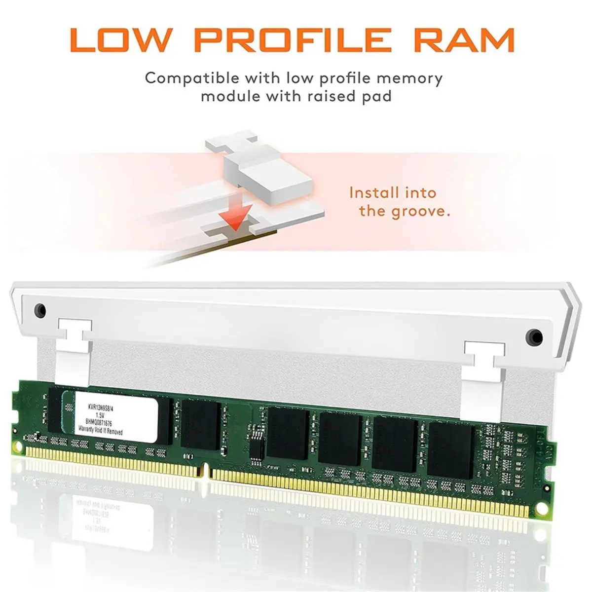 5V ARGB Memory RAM Cooler DDR Heatsink for DIY PC Game MOD DDR3 DDR4