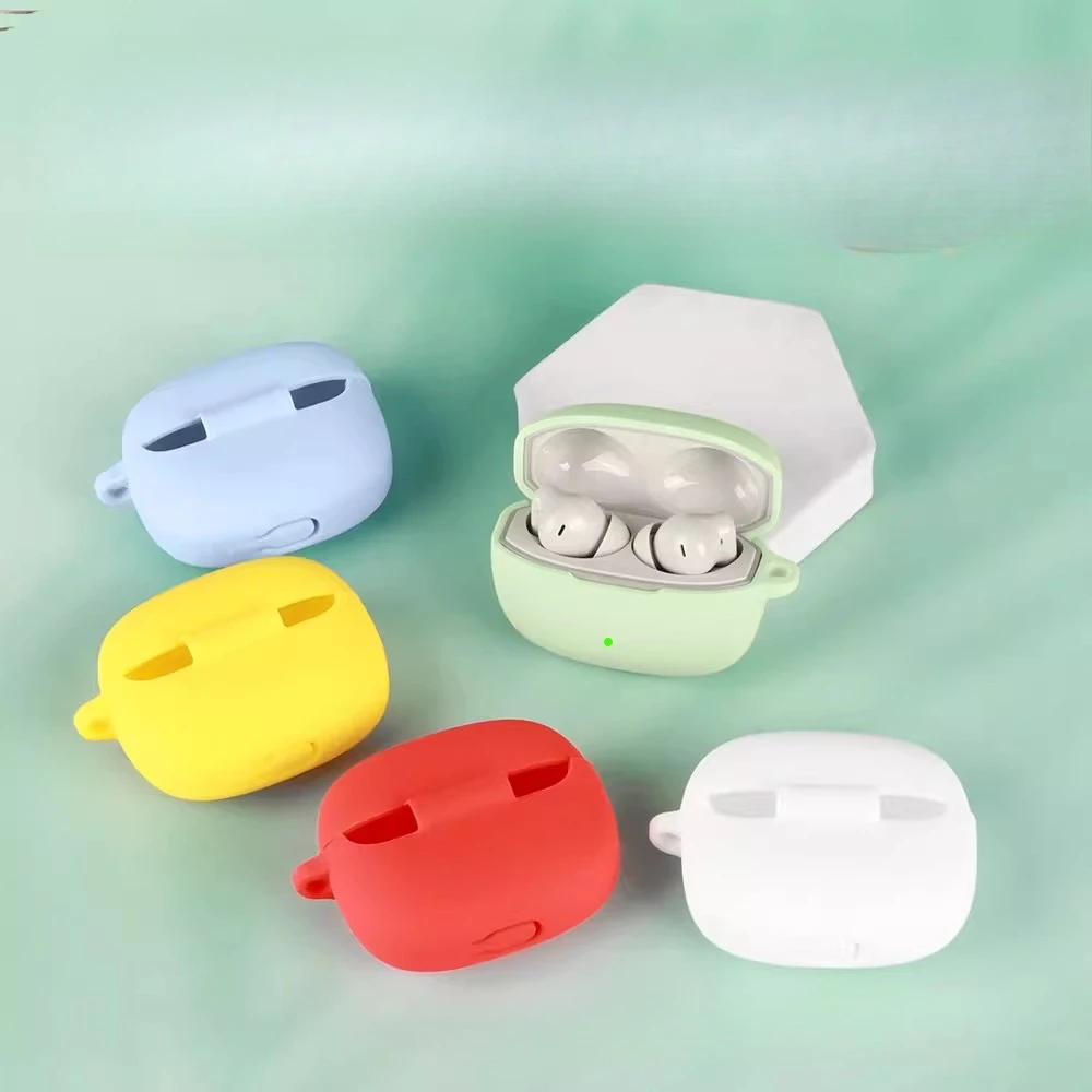 For OnePlus Nord Buds 4Pro Case Solid Color Silicone Bluetooth Earphone Protect Cover Accessories Box