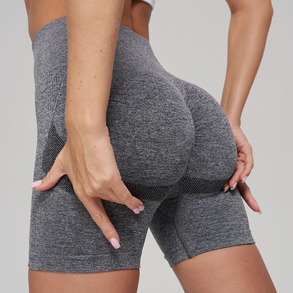 

Seamless Push Up Scrunch Peach Butt Yoga Shorts For Women High Waist Lift Bum Biker Gym Sport Fitness Workout Shorts Stretchy