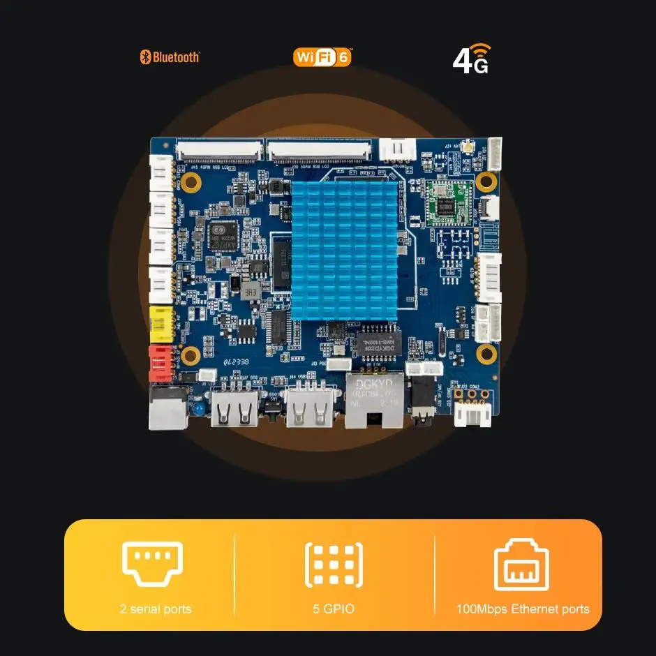 Imagem -06 - Liontron Allwinner A53 Placa de Desenvolvimento Arm Cartão tf Mainboard para Android qt Quad Core 8gb 16gb 32gb 64gb 128gb Emmc Nand