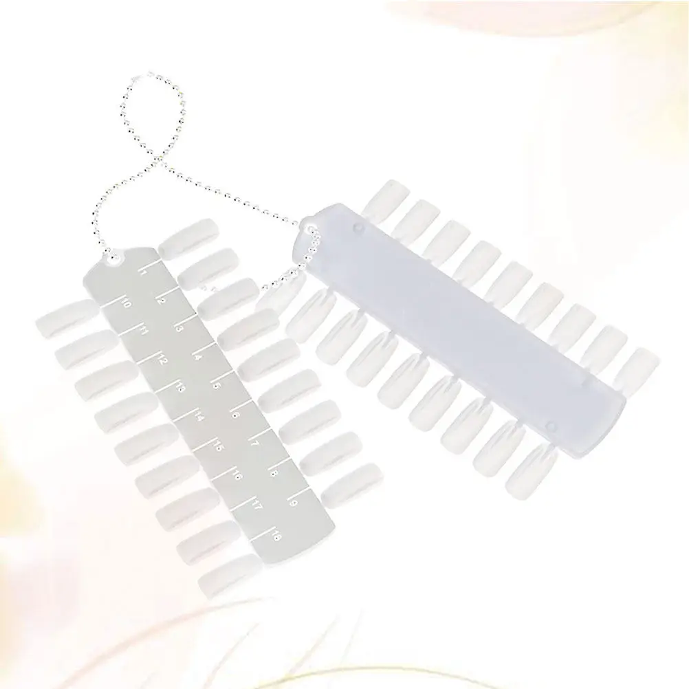 2Pcs 36 Color Nail Art Display Wheel Double Sided Practice Board for Nail Polish Color Organization Salon Window Display Stand