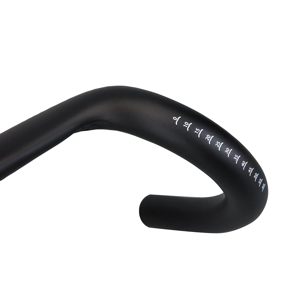 Gravel-Integrierter Fahrradlenker mit 25 mm Offset ° Carbon-Rennradlenker 5D Ultraleicht Integriert Geeignet für 28,6mm Gabeln – Detail 3