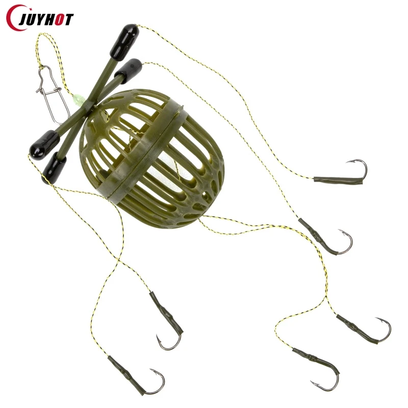 Spot Four Silver Carp Bighead Monster Cage Mine Explosion Hook Group Iseni Line Group Fishing Flip Plate Plate Hook String Hook