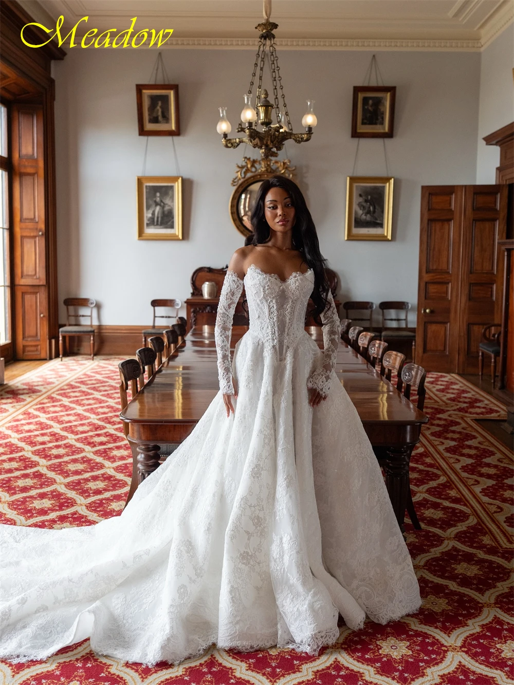 Personalizado encantador vestido de casamento de renda branca moderno querida sem mangas vestidos de noiva macio a linha capela trem novia