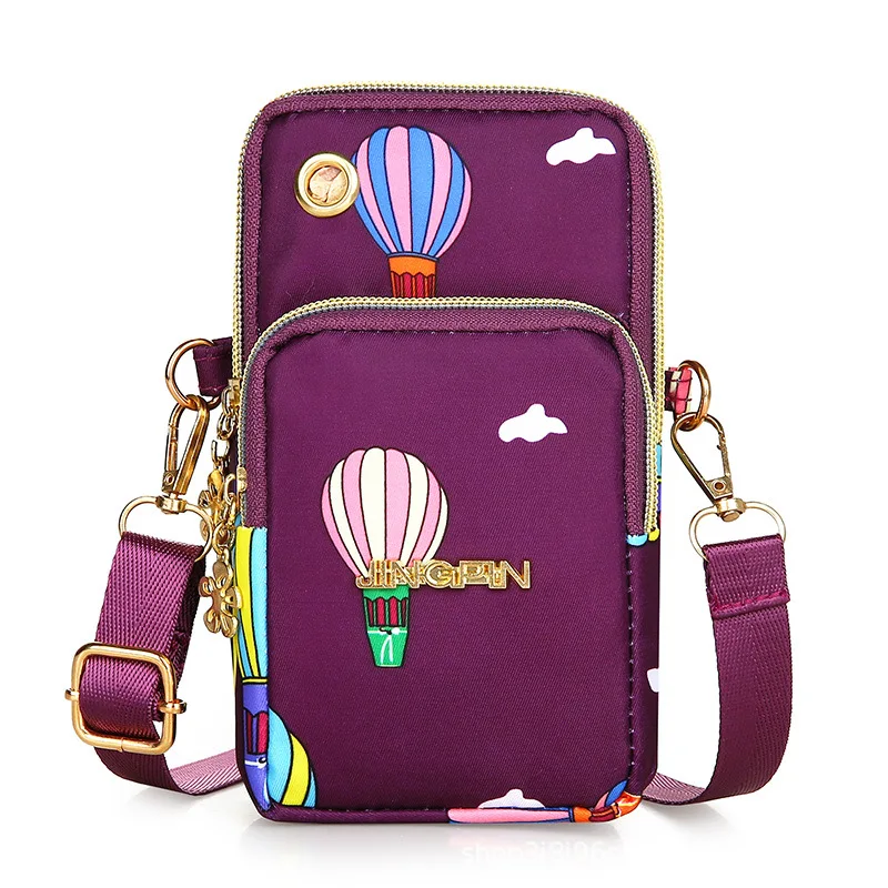 Casual Wasserdichte Nylon Umhängetaschen Frauen Messenger Schulter Tasche Weibliche Kleine Handy Handtaschen Geldbörsen Sport Tasche Tasche – Detail 9