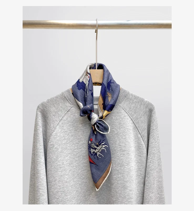 

2026 Double-Sided 30% Silk 70% Wool Neck Scarves for Women Winter Accessories Elegant Women Shawl Christmas gifts