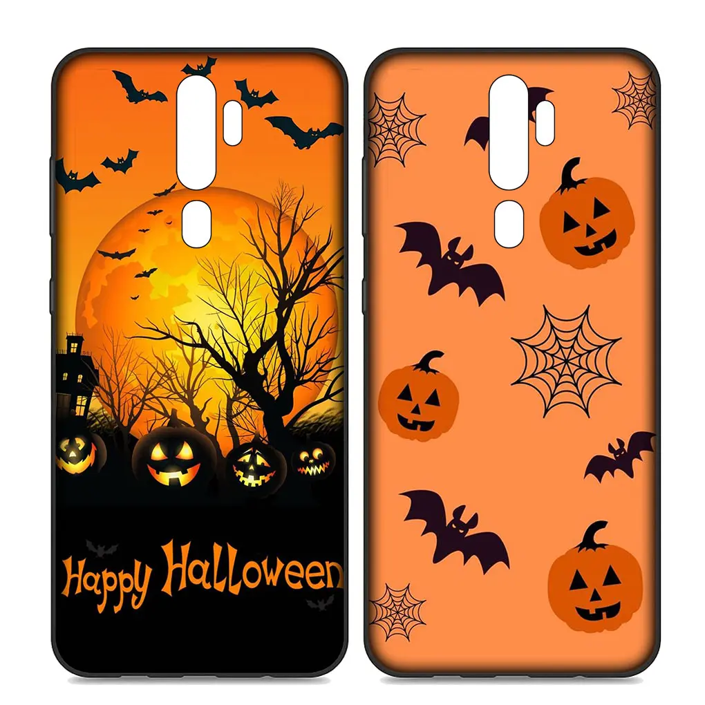 Little Ghost with Halloween Pumpkin Phone Cover Case for Huawei Y7A Y6P Y5P Y6 Y7 Y9 Prime 2018 2019 Y8P Y9A Y8S P Smart Casing