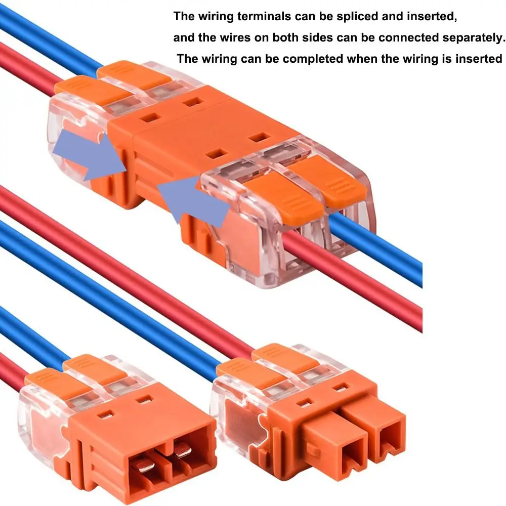 Quick Electrical Cable Splice Mini Quick Terminal Block Universal Fast Connector Wire Connector Electrical