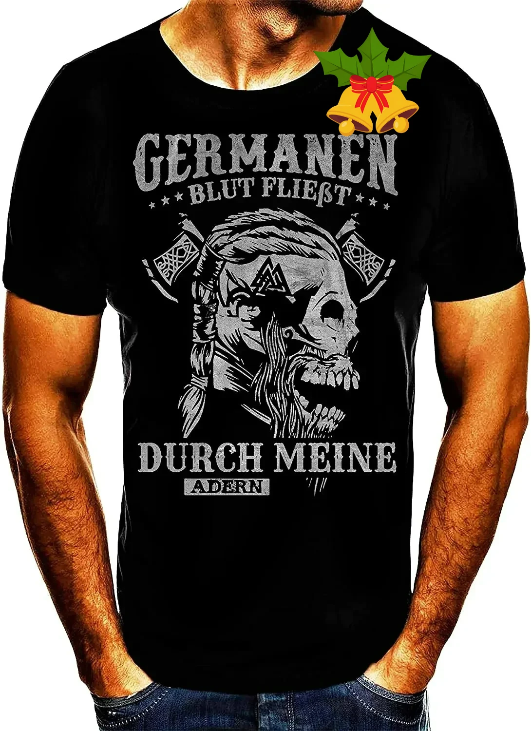 Blood  Warrior  Valhalla T-Shirt 100% Cotton O-Neck Summer Short Sleeve Casual Mens T-shirt Size S-3XL