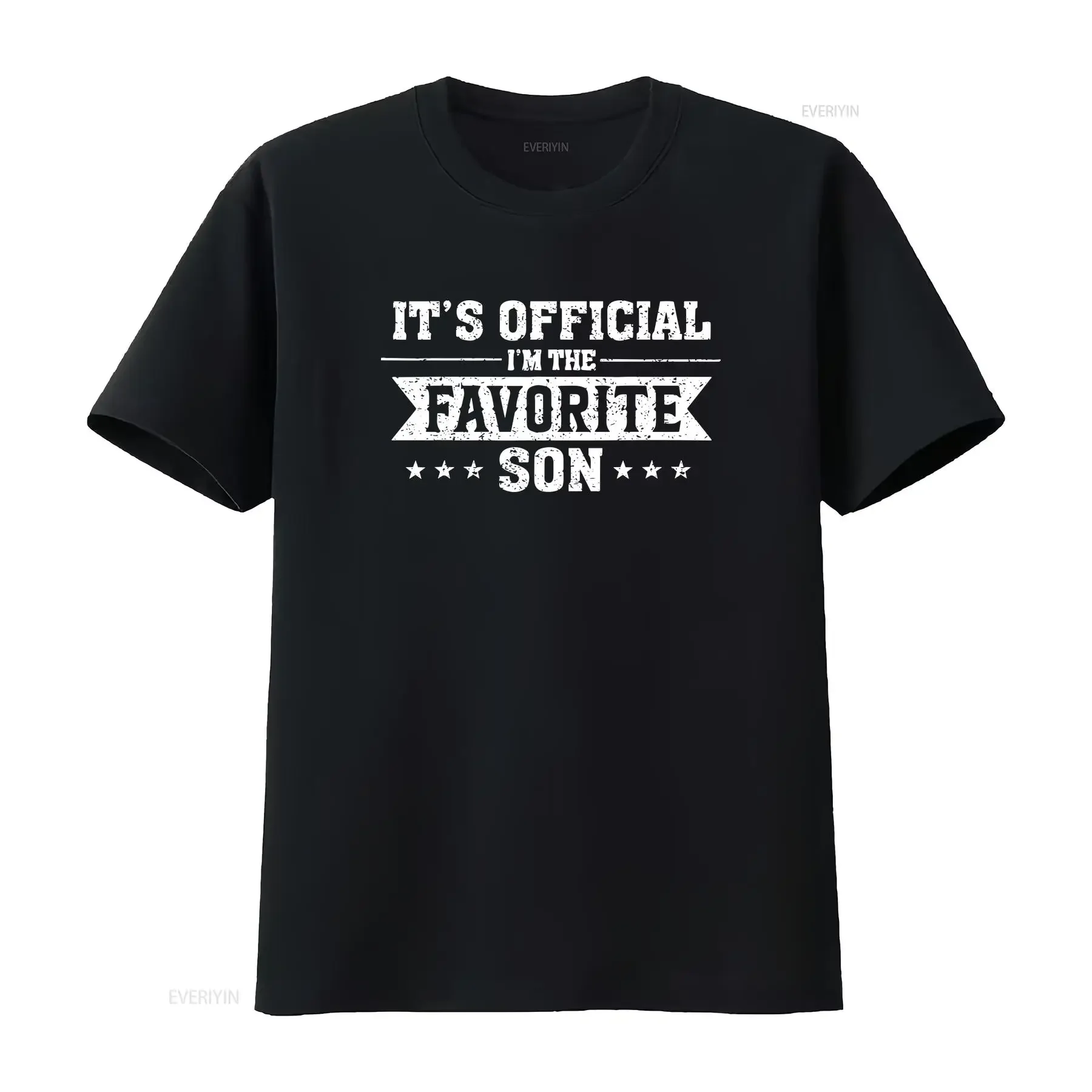 

It's Official I'm The Favorite Son T Shirt vintage Washed Stretched Comfortable fashion Breathable Slightly Stylish
