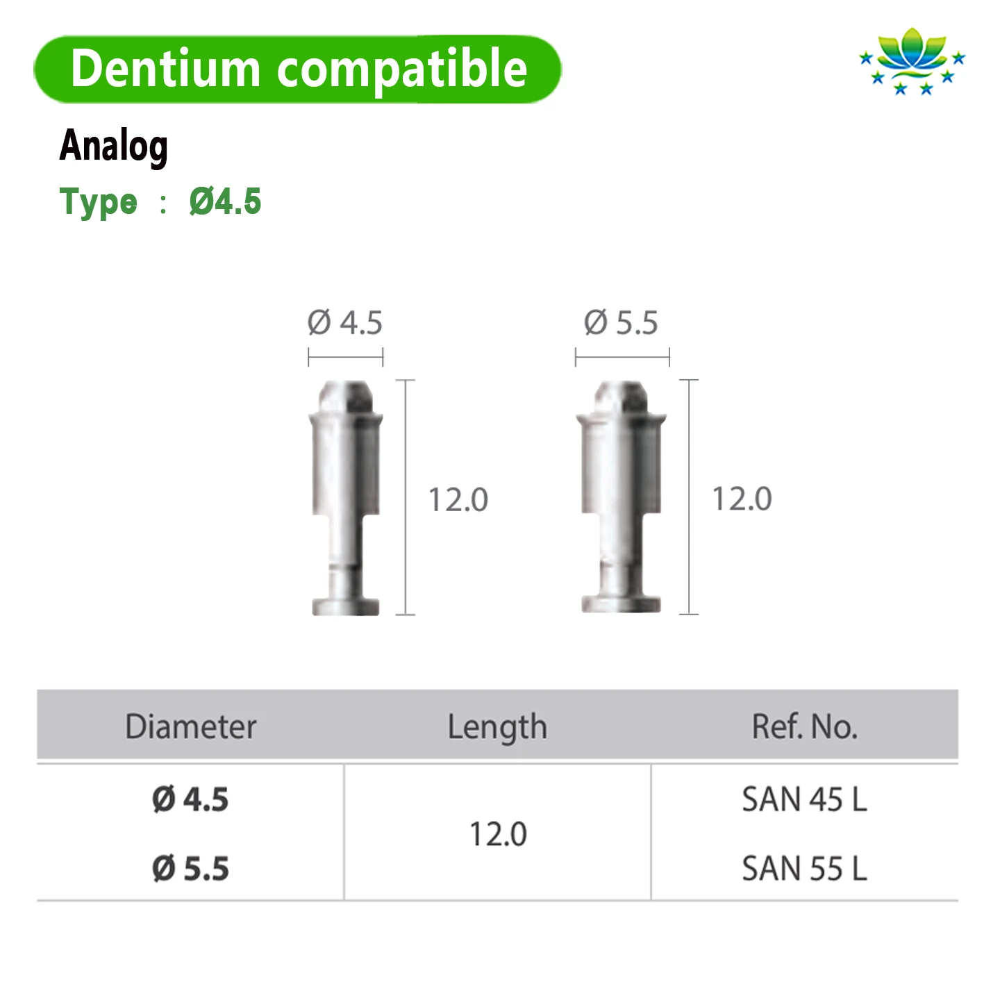 For Dentium SuperLine Multi Unit Esthetic Low Digital Analog 3D Lab Abutment Titanium OEM ODM CNC Factory Direct Fast Shipping
