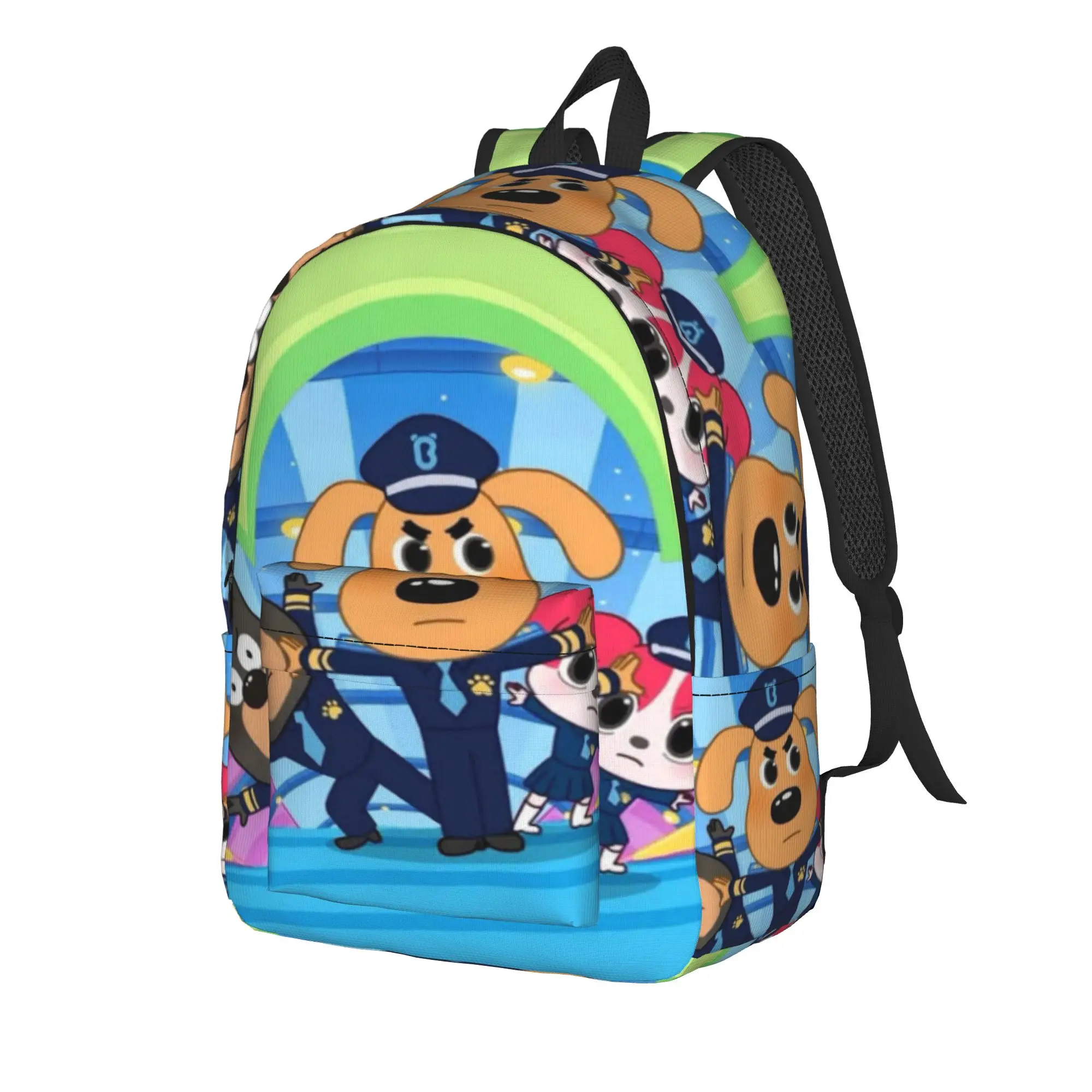 Safety Sheriff Labrador  Fashion Backpack Lightweight High School Work  Daypack for Men Women Laptop Computer Canvas Bags