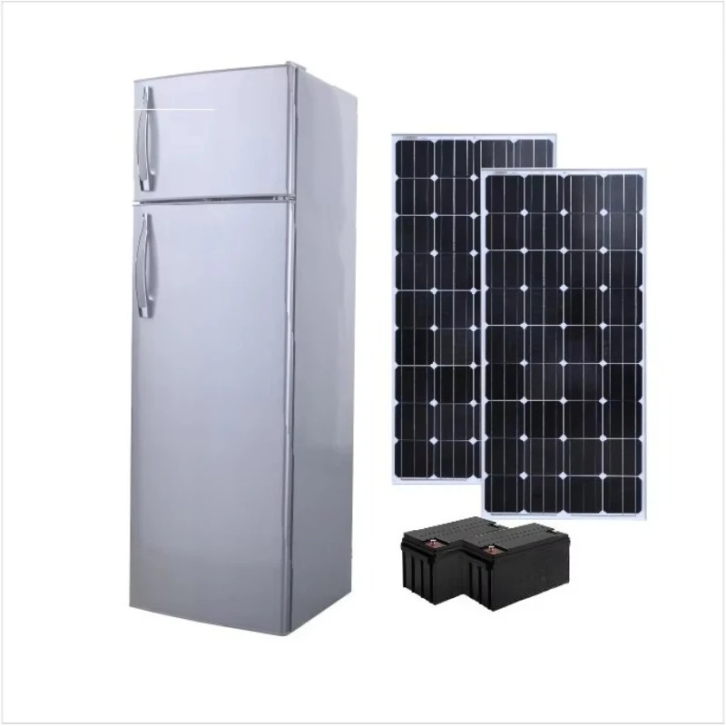 270L Portable Stainless Steel Top Freezer 12V/24v Car Compressor Solar and Battery Powered for Outdoor Use in Hotels