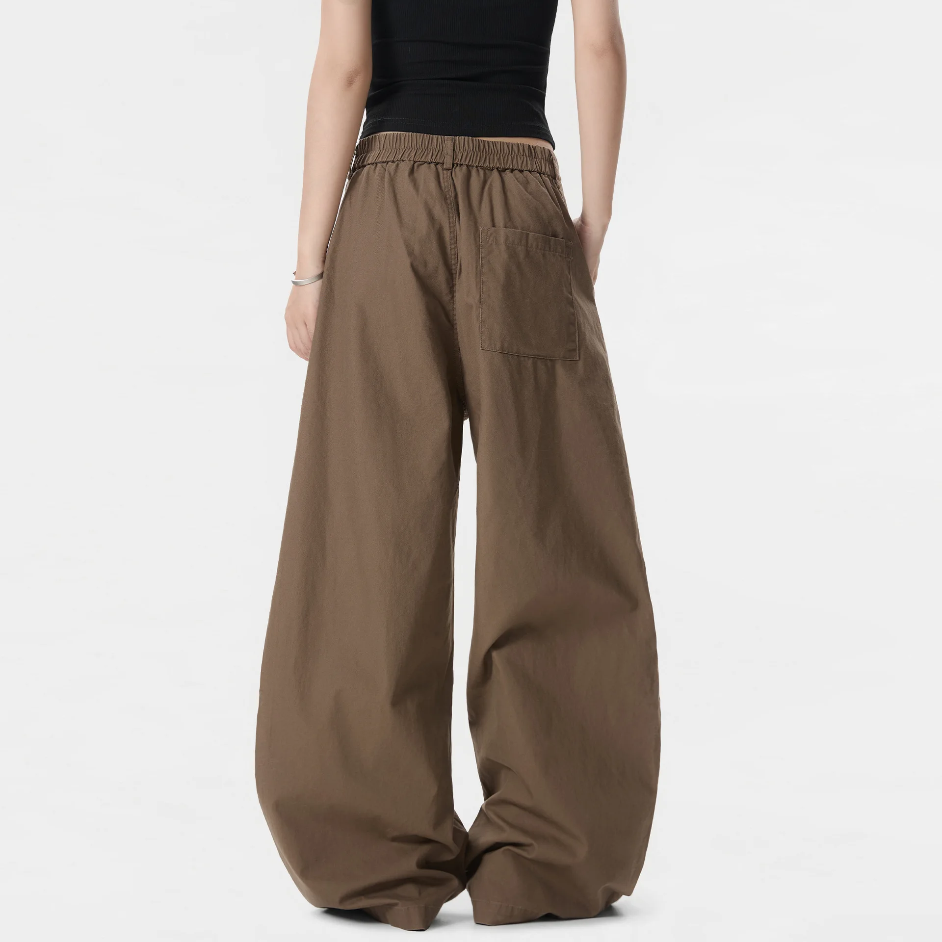 OR FL American Cleanfit 100 Cotton Women Logging Cargo Trousers Trendy Brand Baggy Staraight Wide Leg Pants Slacks Trousers Y2k