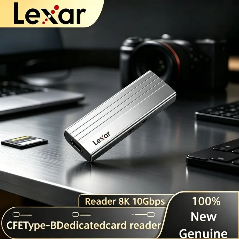 Lexar Mobile External Hard Disk Case M.2 SSD Enclosure USB 3.2 Gen 2 Type C E300 for 2230 / 2242 / 2260 / 2280 NVMe SSD Lexar