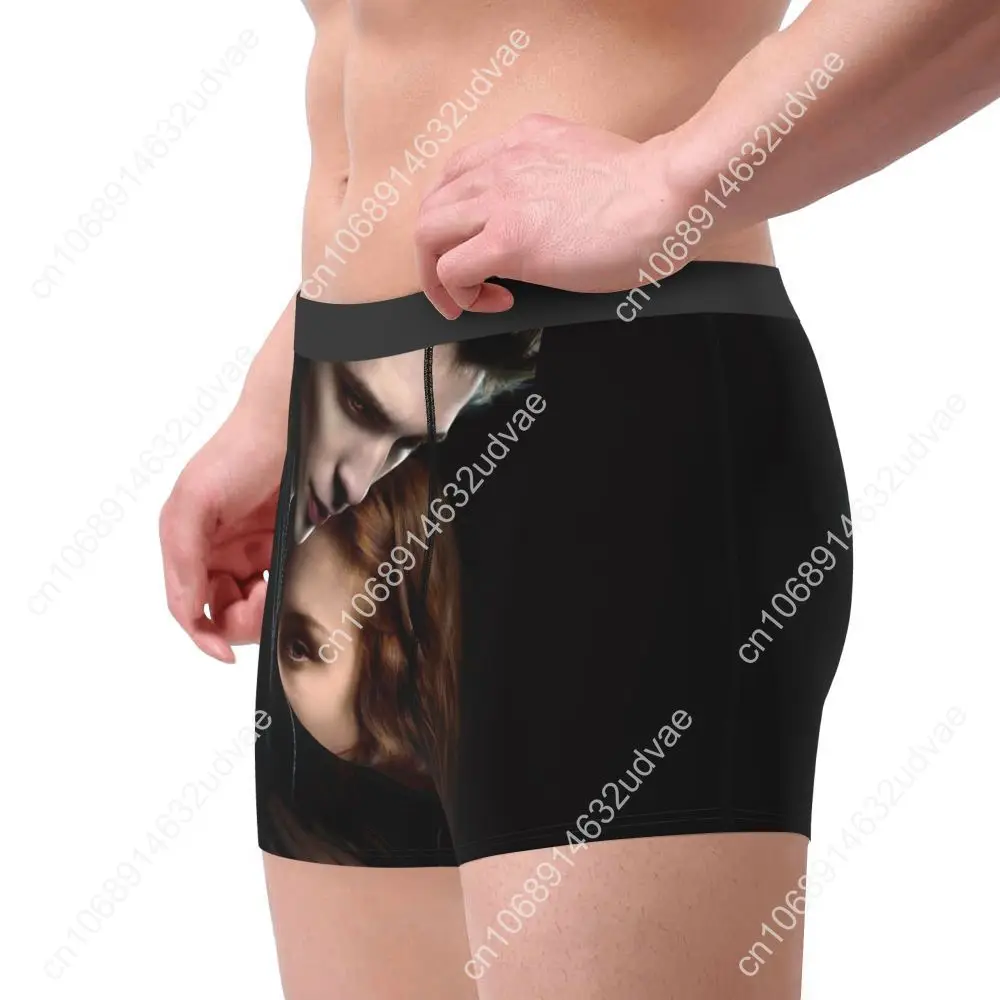 개인화 된 황혼 사가 속옷 남자 섹시한 인쇄 맞춤형 에드워드 컬렌 복서 반바지 팬티