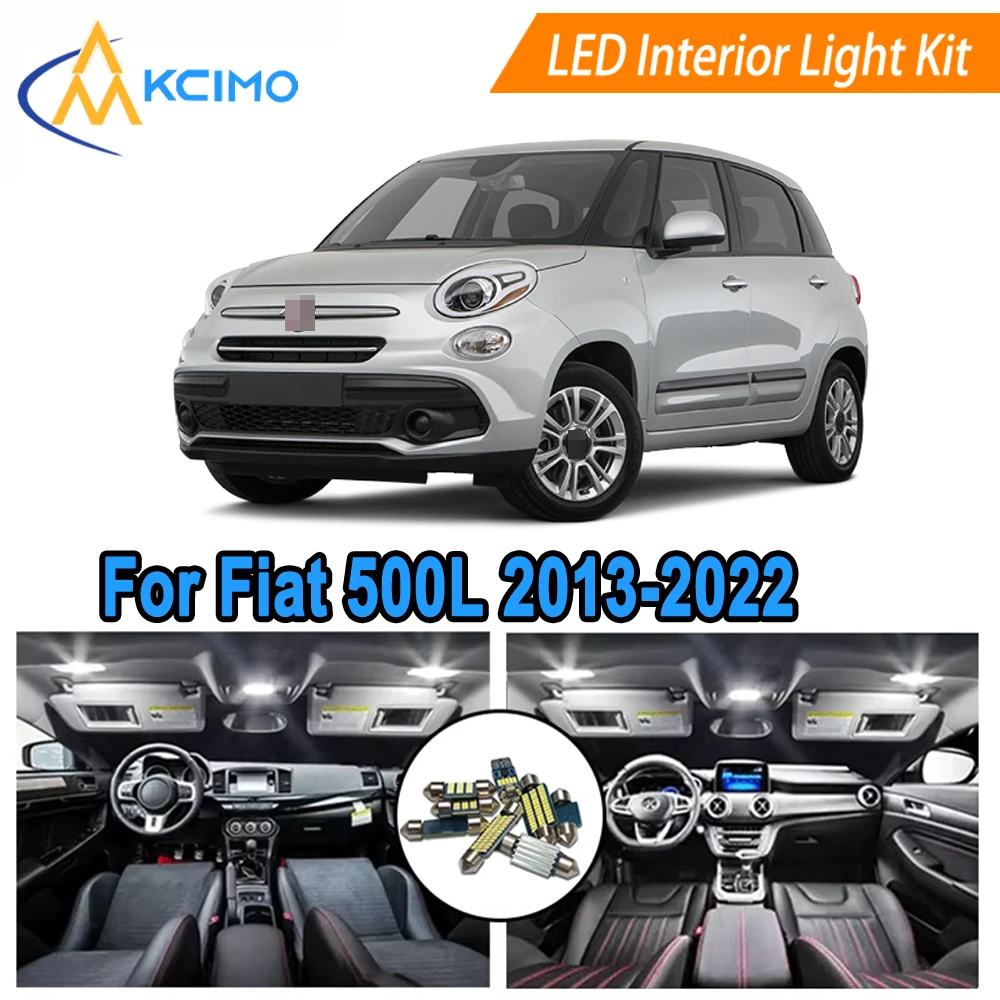 

12V Interior Light Assembly For Fiat 500L (2013-2022) Models Direct Fit Replacement Lamp LED Bulbs Trunk Light Accessories