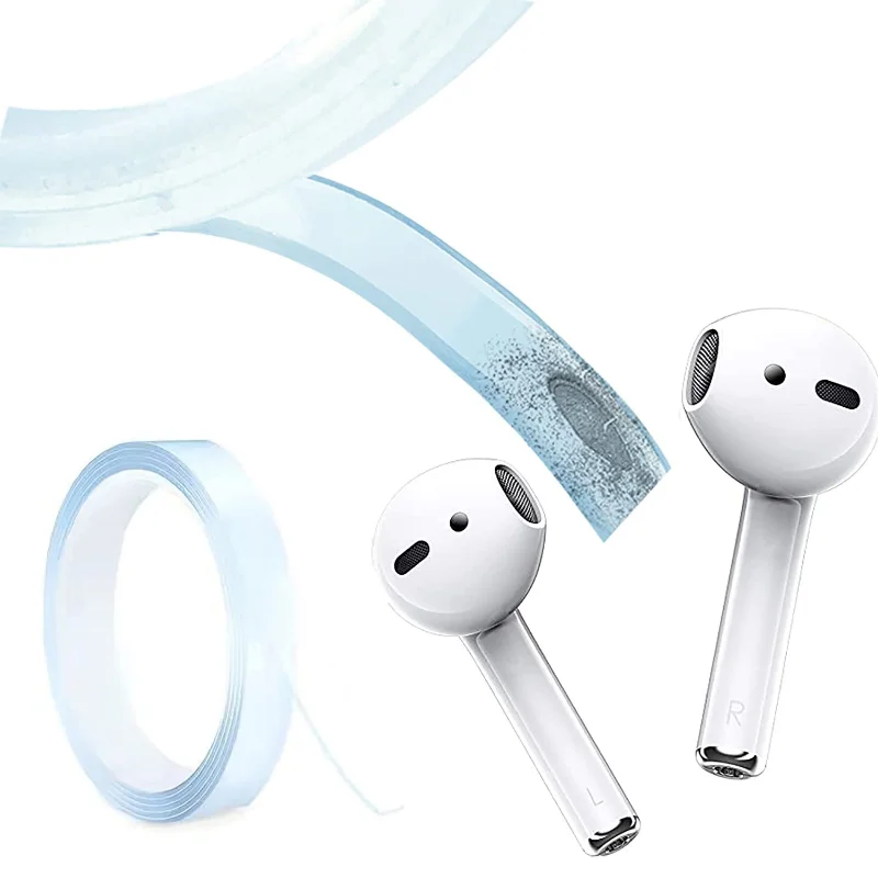 Egyetemes Mobil telefon Áristom Leporol Bútorszállító matrica Beszélő Leporol takarító Bezár vkit Célszalag számára IPhone airpods samsung xiaomi tisztább készlet