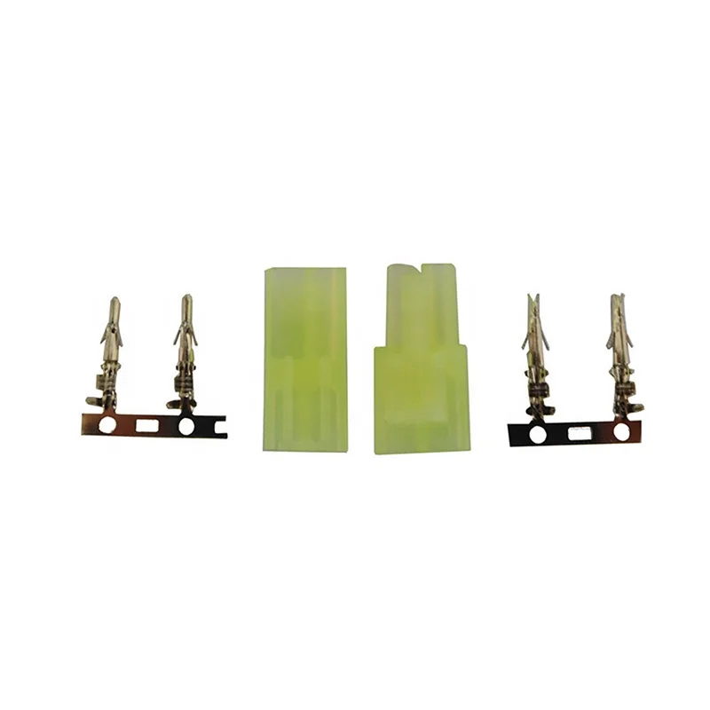 Connecteur de batterie mâle femelle Style Mini Tamiya, 50 pièces, bouchons en plastique avec broches en Nickel pour voiture de loisir RC, bateau, avion, batterie Lipo
