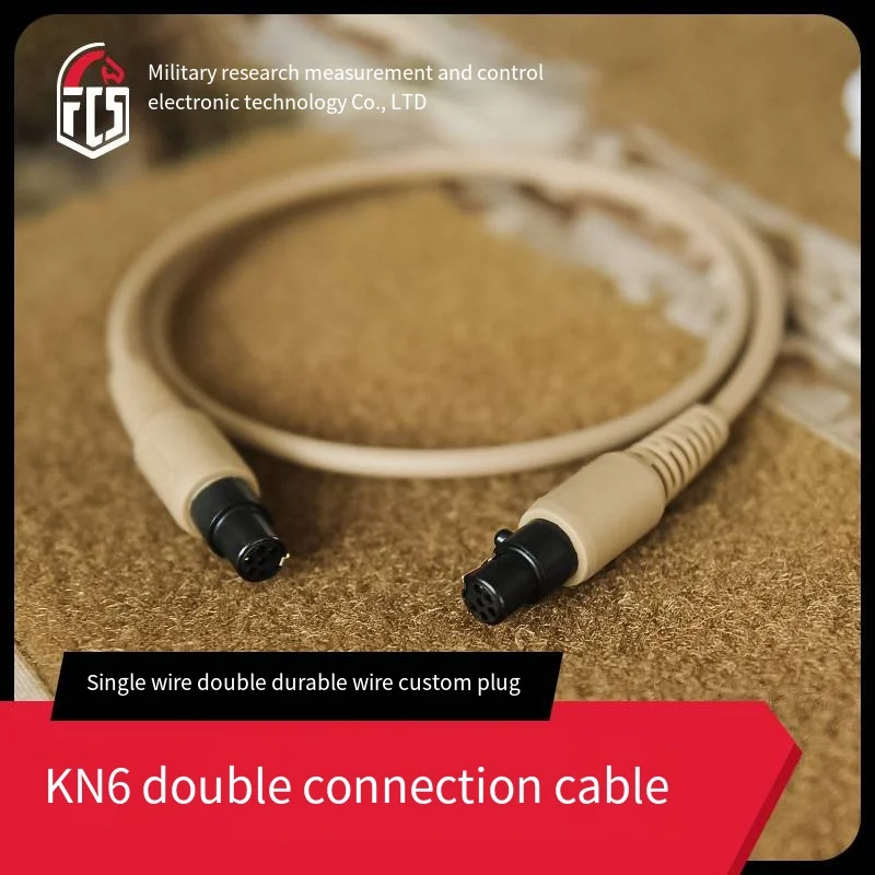 Cable de conexión PTT bidireccional KN6 negro